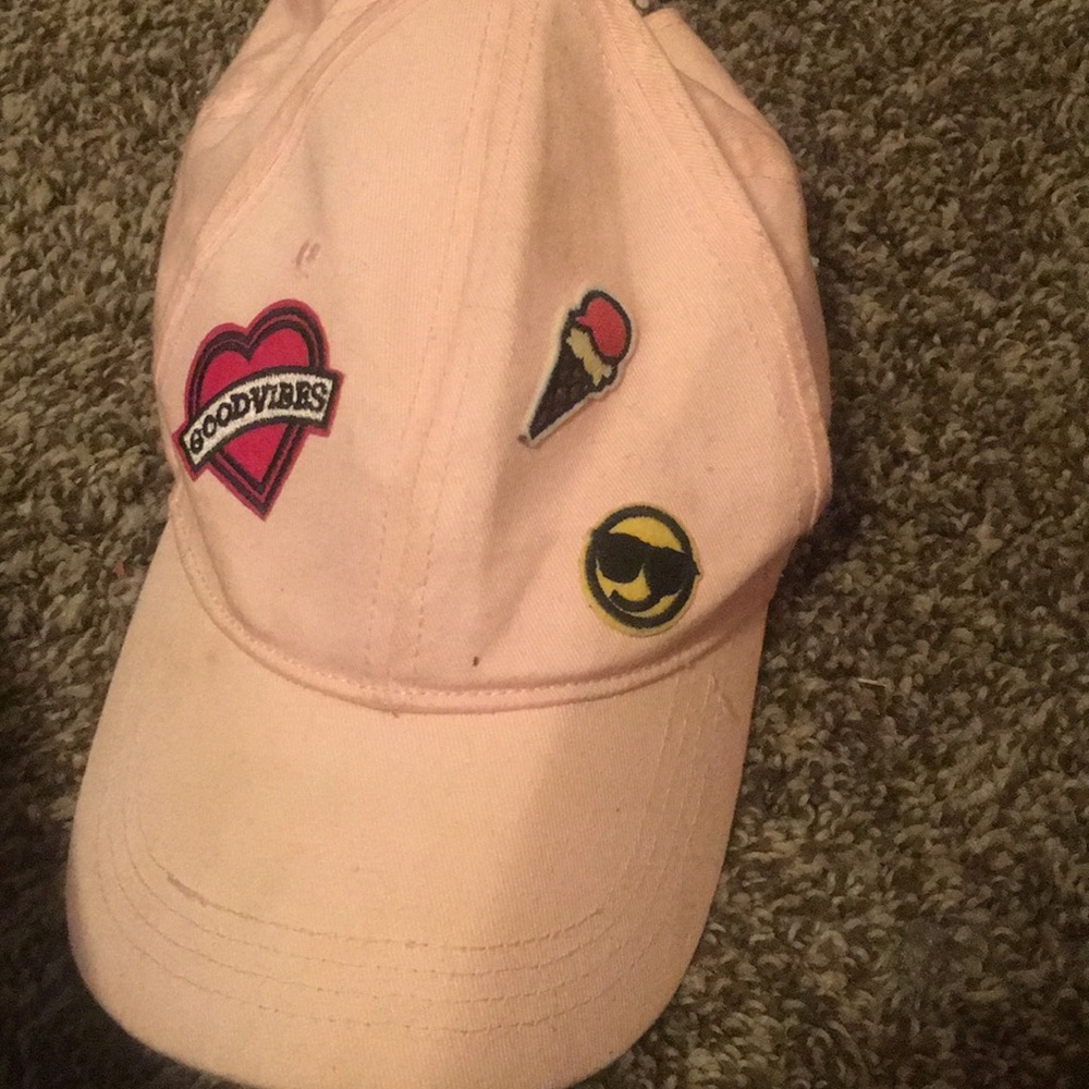 A Hat that has been worn but tag has been ripped